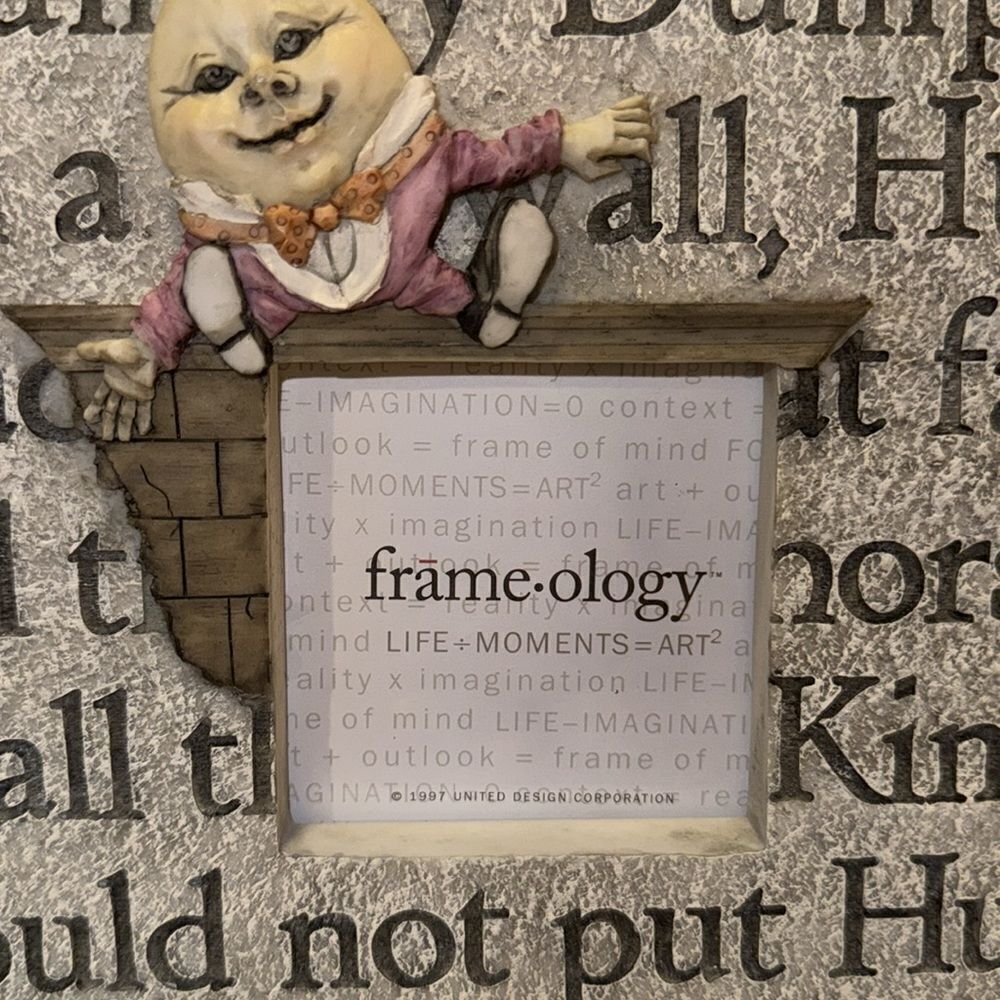 Frame.ology Humpry Dumpty photo frane 3" photo spot - Picture 3 of 6